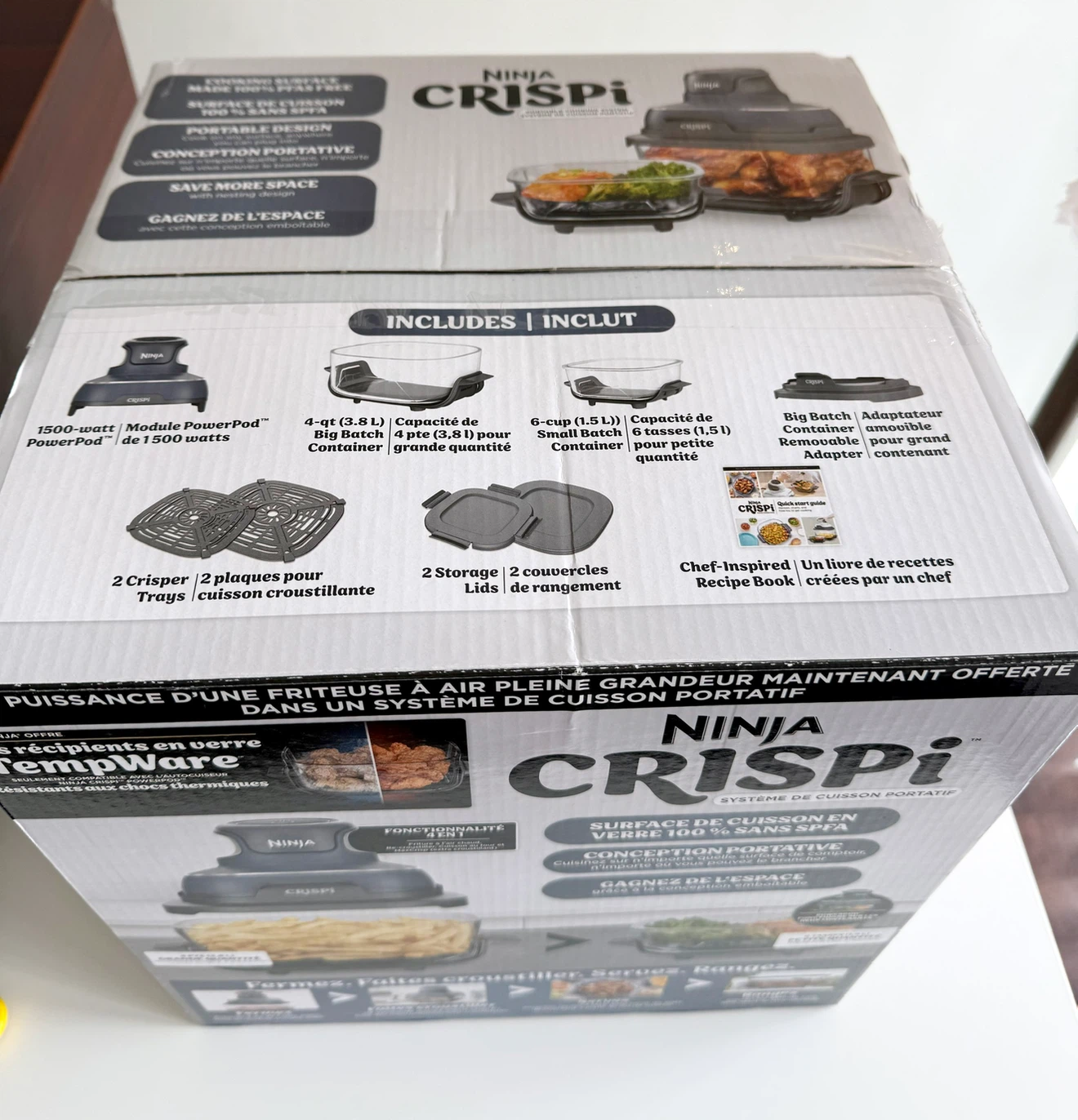 Unopened Ninja Crispi 4-in-1 Portable Air Fryer - photo 3