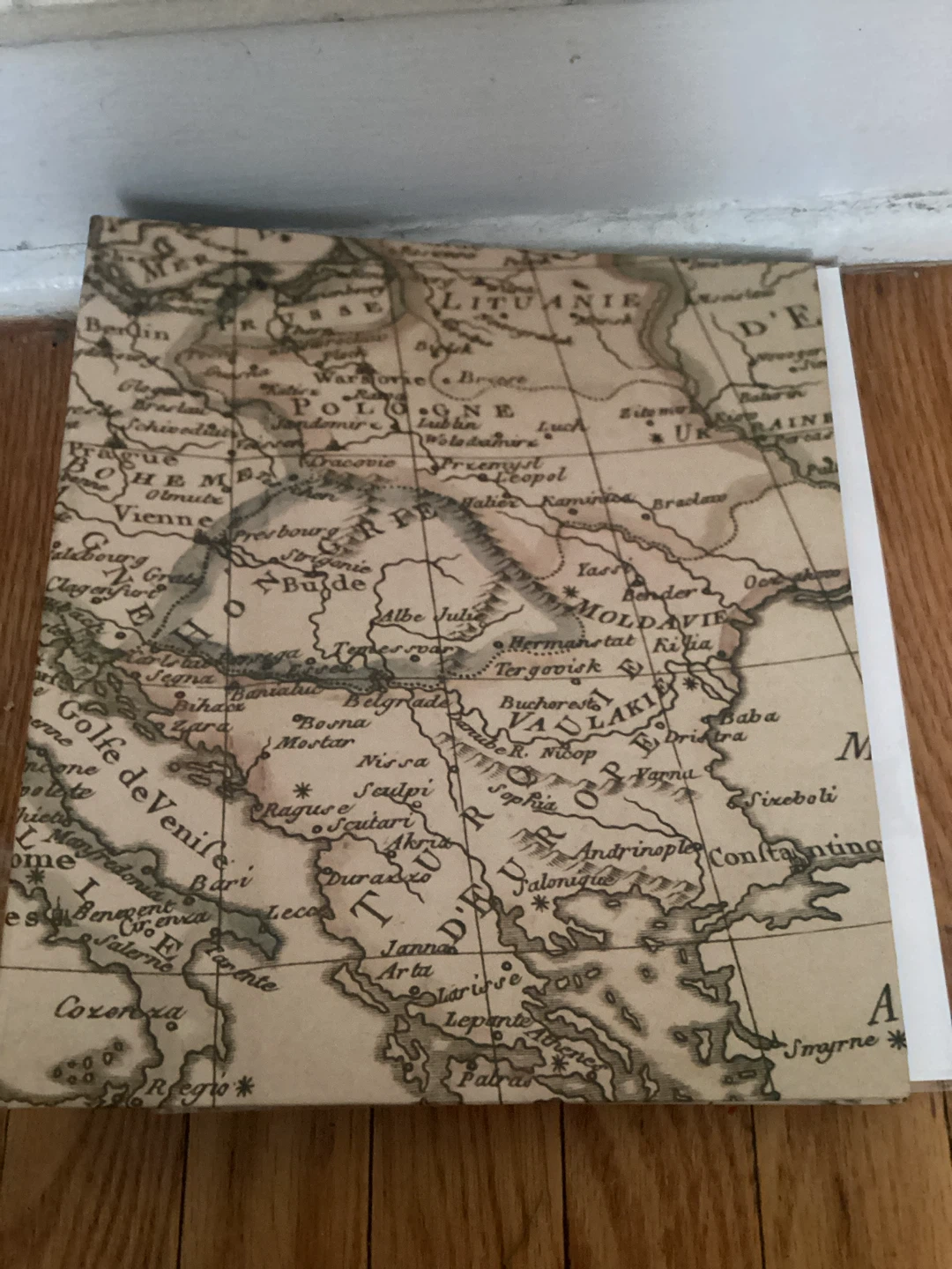 Decorative Photo Album Binder with Map Design