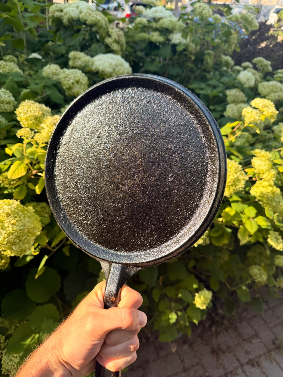 Cast Iron Griddle Pan - 9 inch diameter