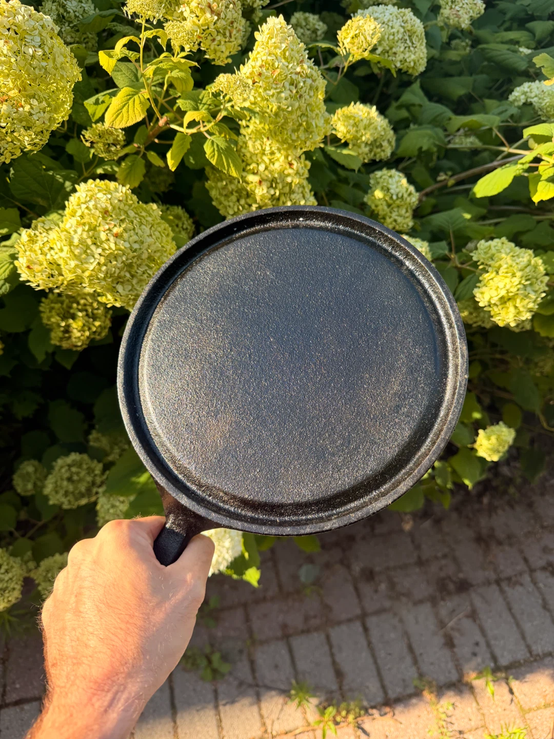 Cast Iron Griddle Pan - 9 inch diameter - photo 3