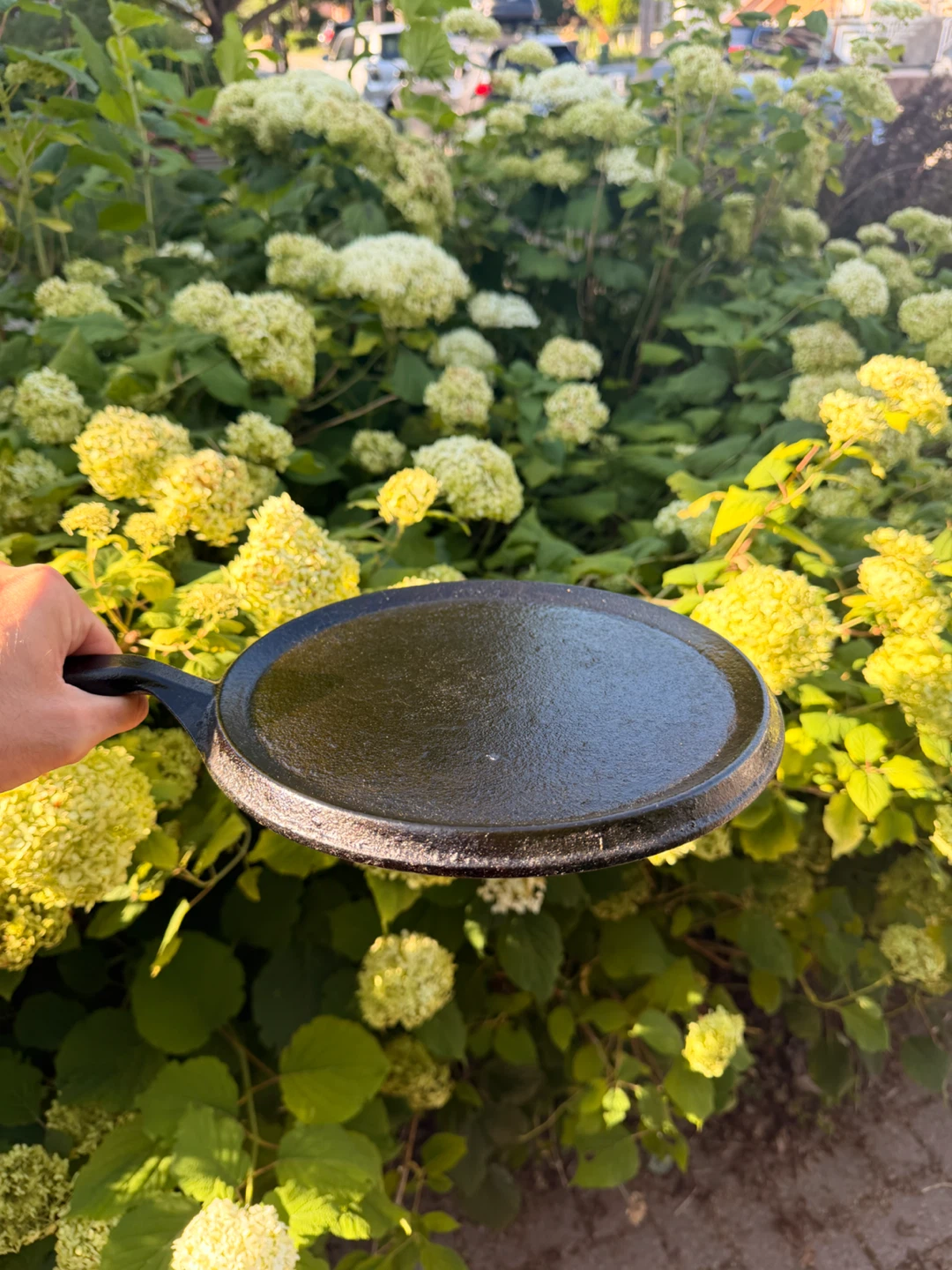 Cast Iron Griddle Pan - 9 inch diameter - photo 4