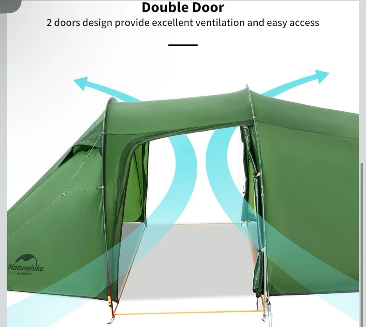 Naturehike 3 Person Backpacking Tent - photo 5