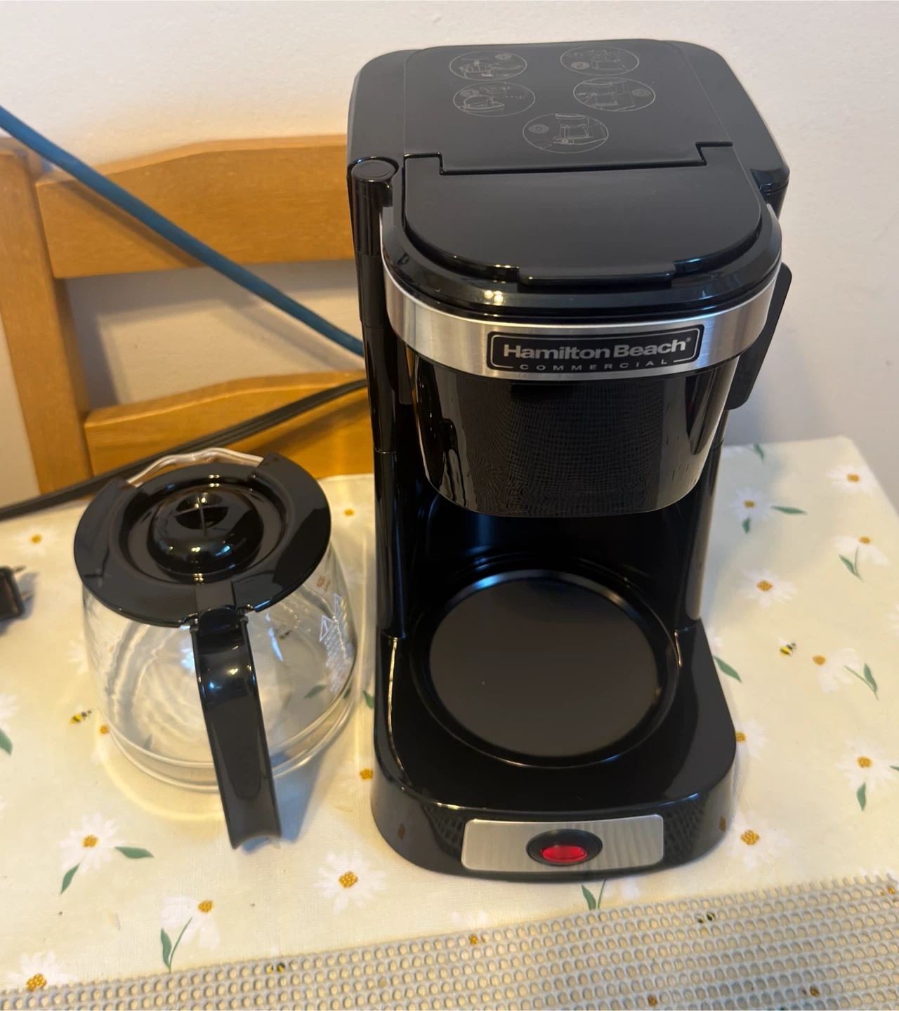 Hamilton Beach Commercial 5-Cup Coffee Maker with Glass Carafe - photo 5