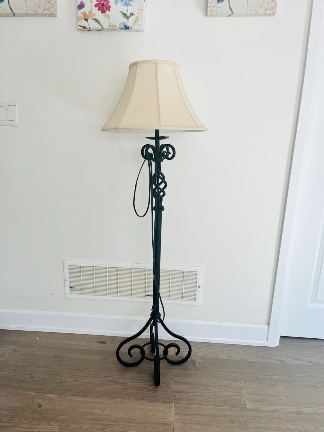 wrought Iron Floor Lamo