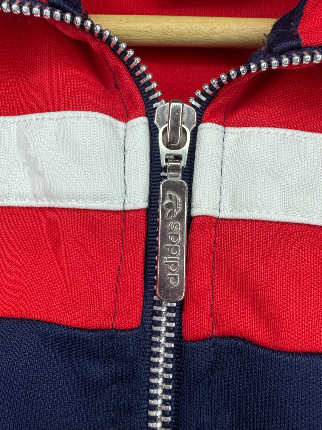 Adidas Track Jacket Red Blue White size S - photo 4