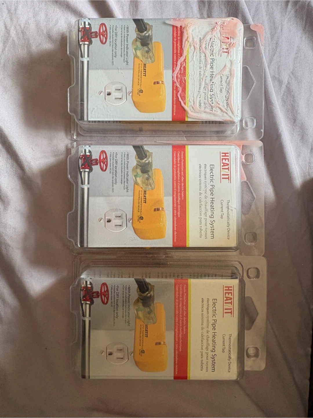 3 New in box HEAT IT Electric Pipe Heating