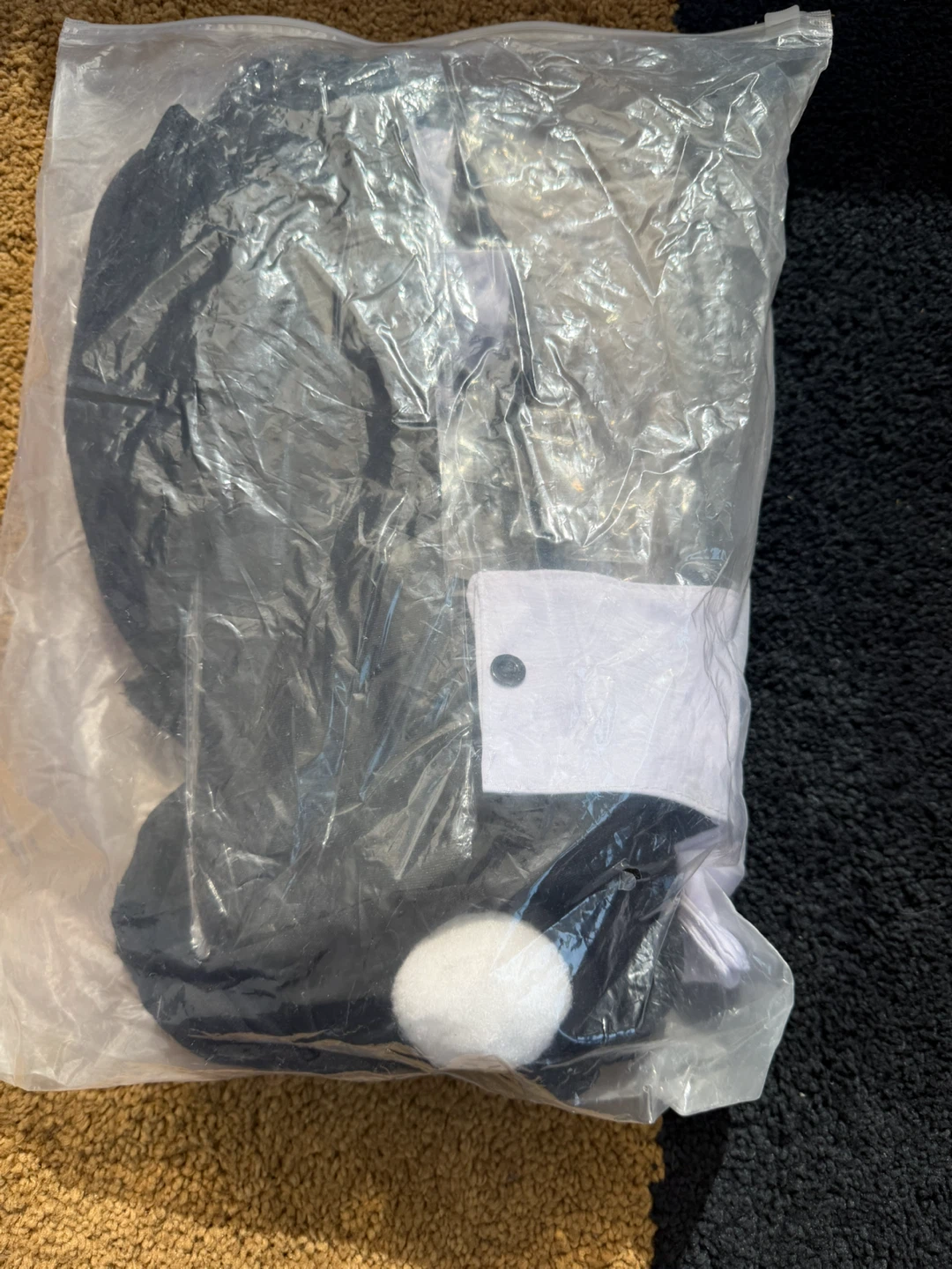 Bunny Halloween Costume Set with Ears, Collar, and Gloves - photo 2
