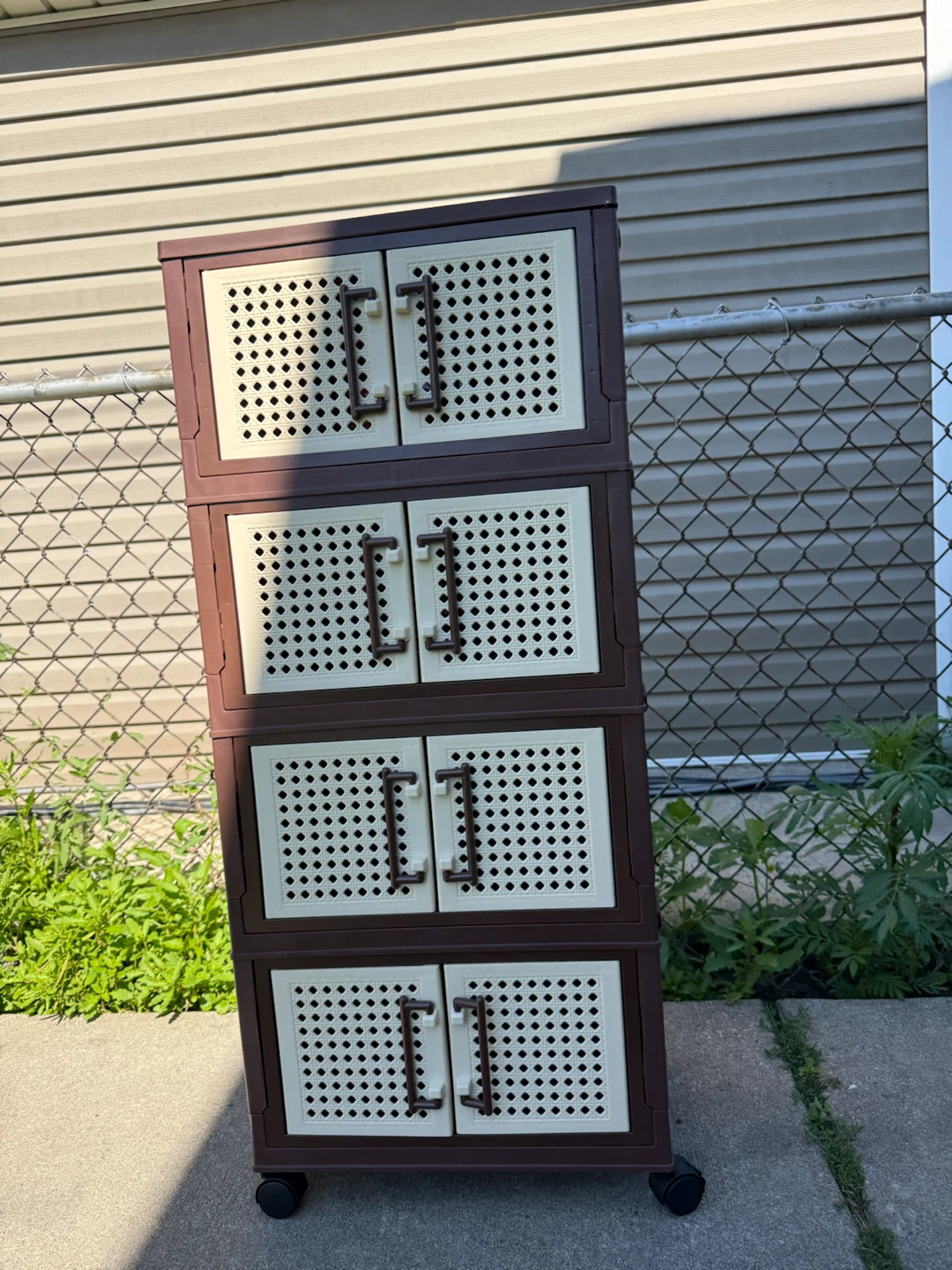 4-Drawer Storage Cabinet with Wheels - photo 2
