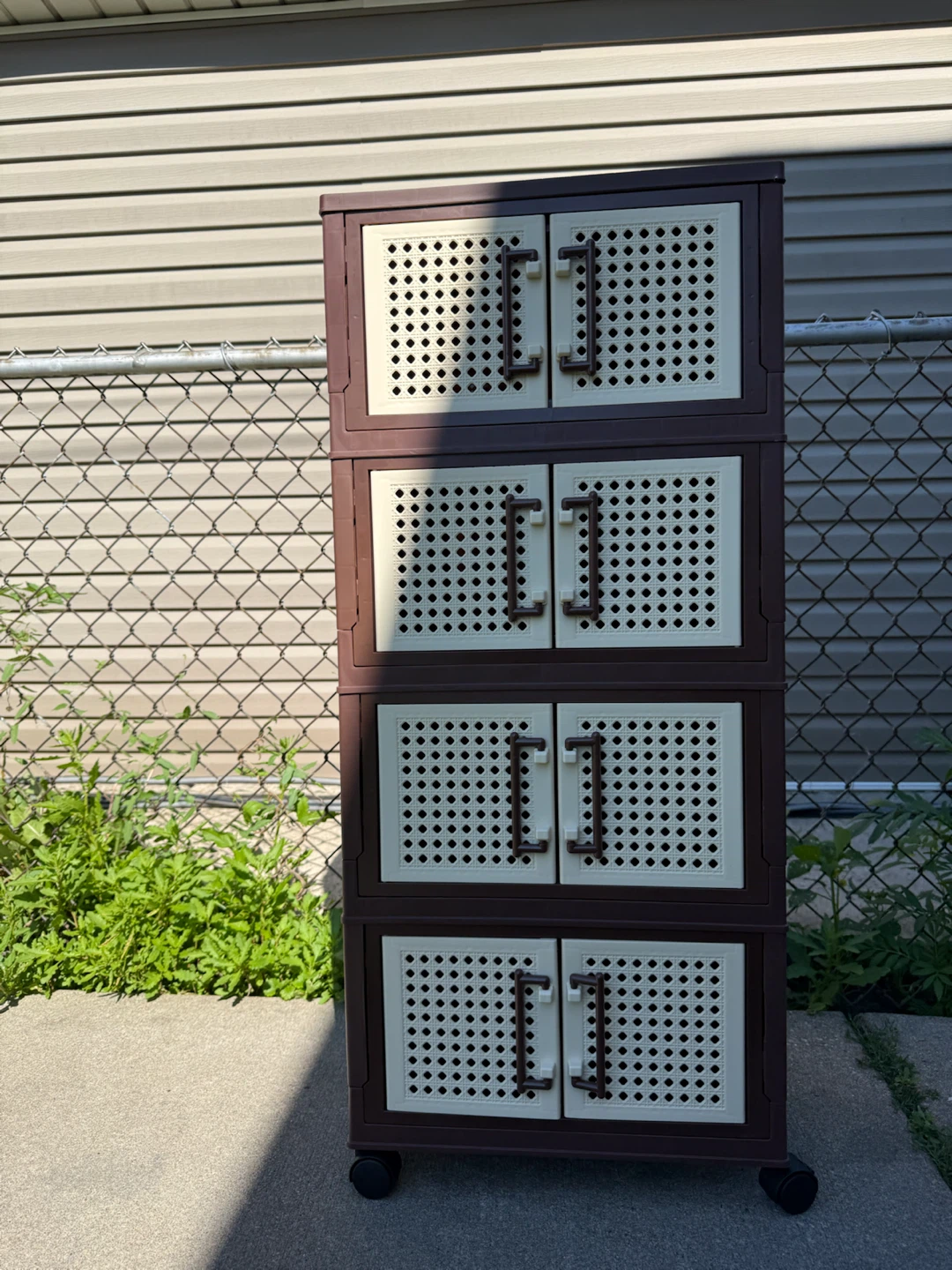 4-Drawer Storage Cabinet with Wheels - photo 3