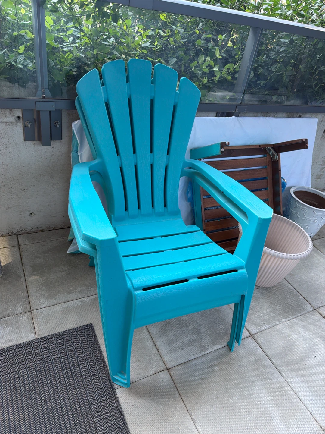 2 set Turquoise Adirondack Chair