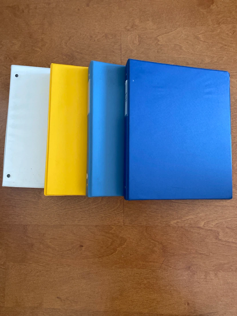 Set of 4 Binders - Blue, Yellow, White FREE with ANY PURCHASE - photo 2