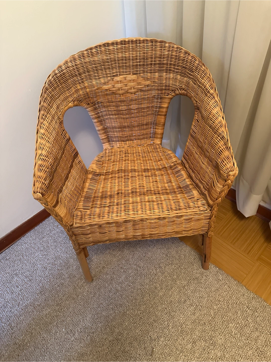 IKEA Wicker Accent Chair
