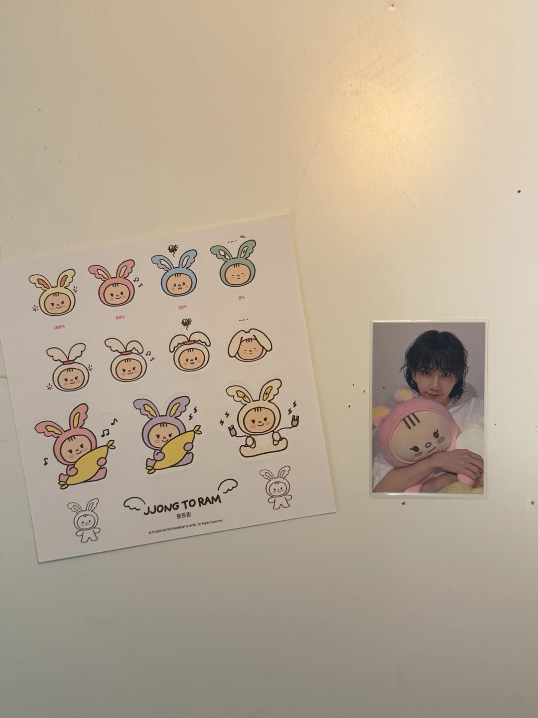 Seventeen Kpop Jjong Toram Jeonghan Plush and Blanket - photo 3