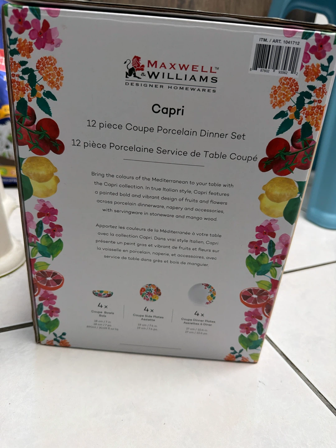 Maxwell & Williams Capri 12 Piece Porcelain Dinner Set - photo 2