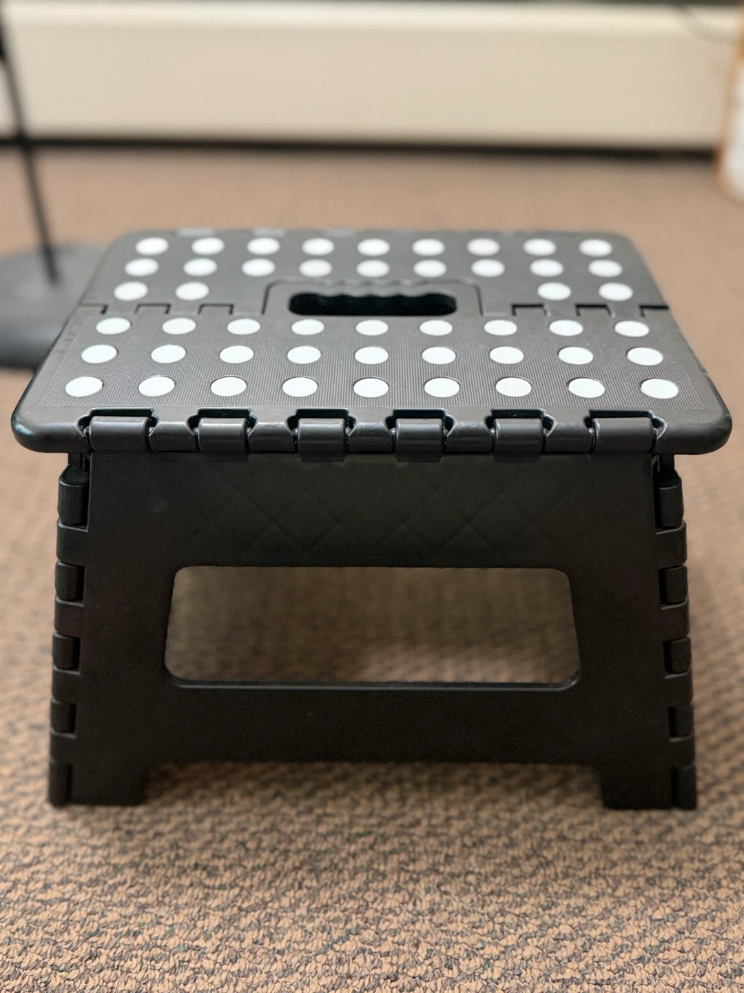 Black Folding Step Stool
