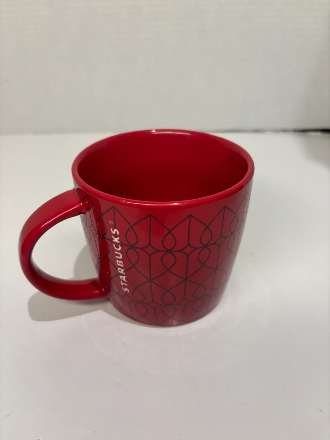 Starbucks Red Heart Pattern Mug - photo 2