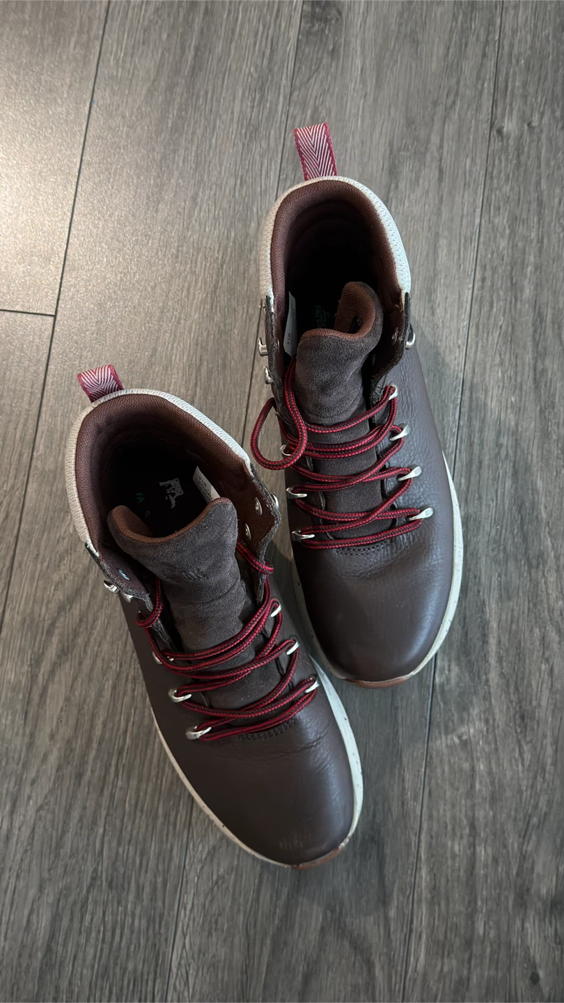 Kodiak Brown Leather Hiking Boots