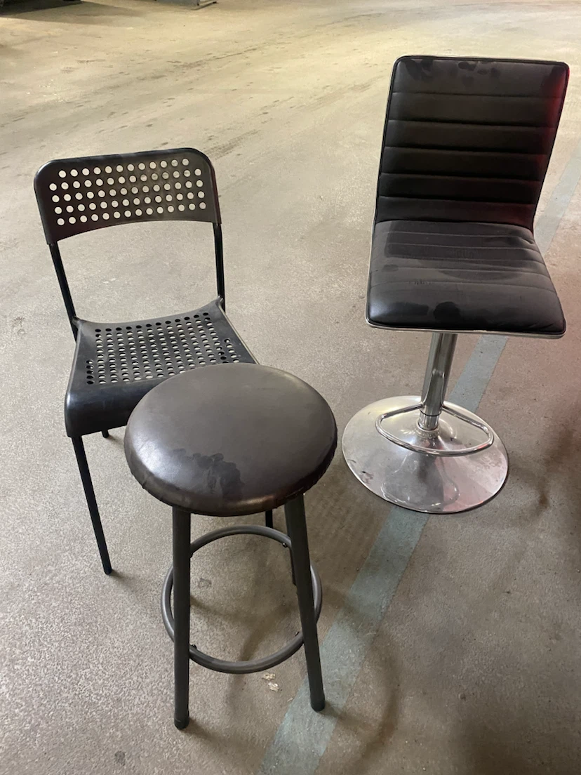 Black Bar Stool