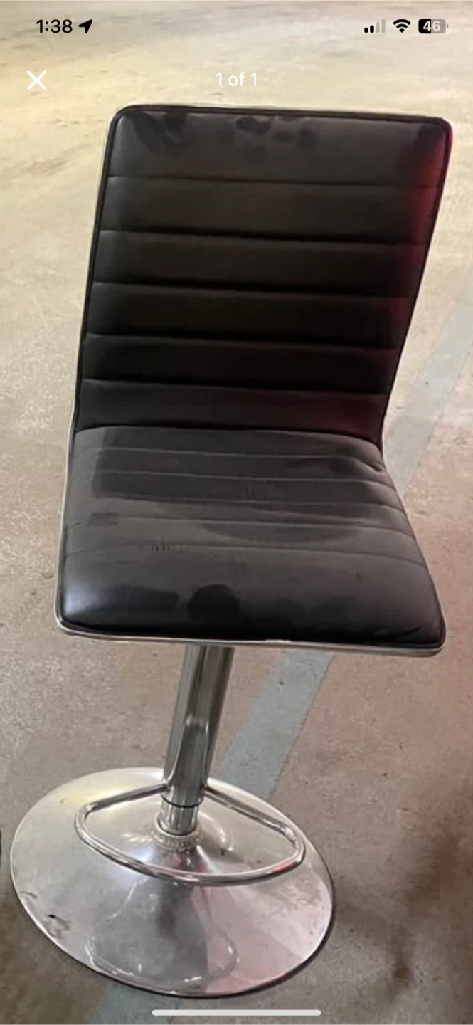Black Bar Stool - photo 2