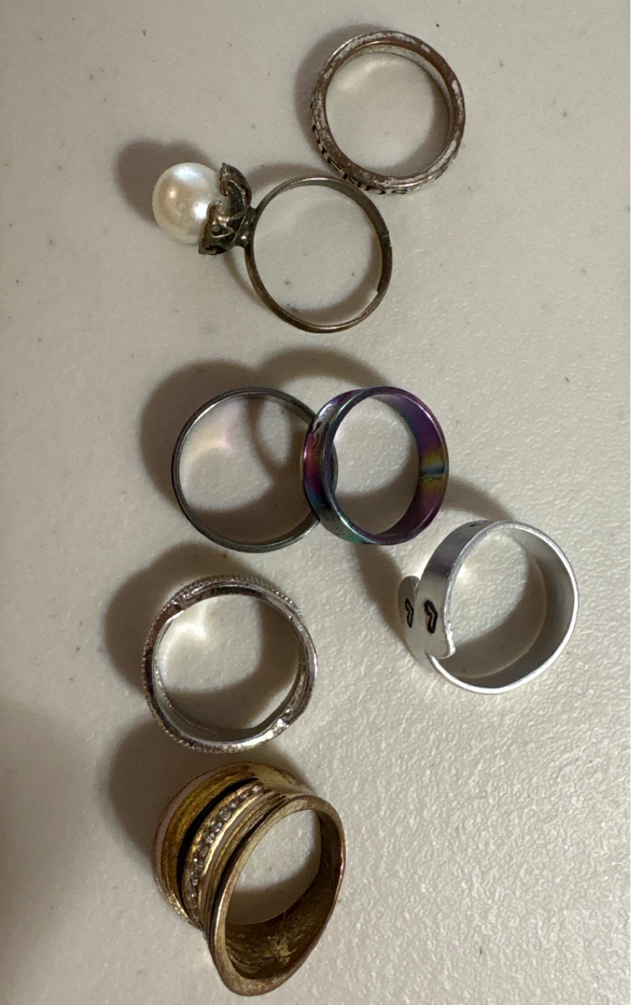 Assorted Ring Bundle and new earing