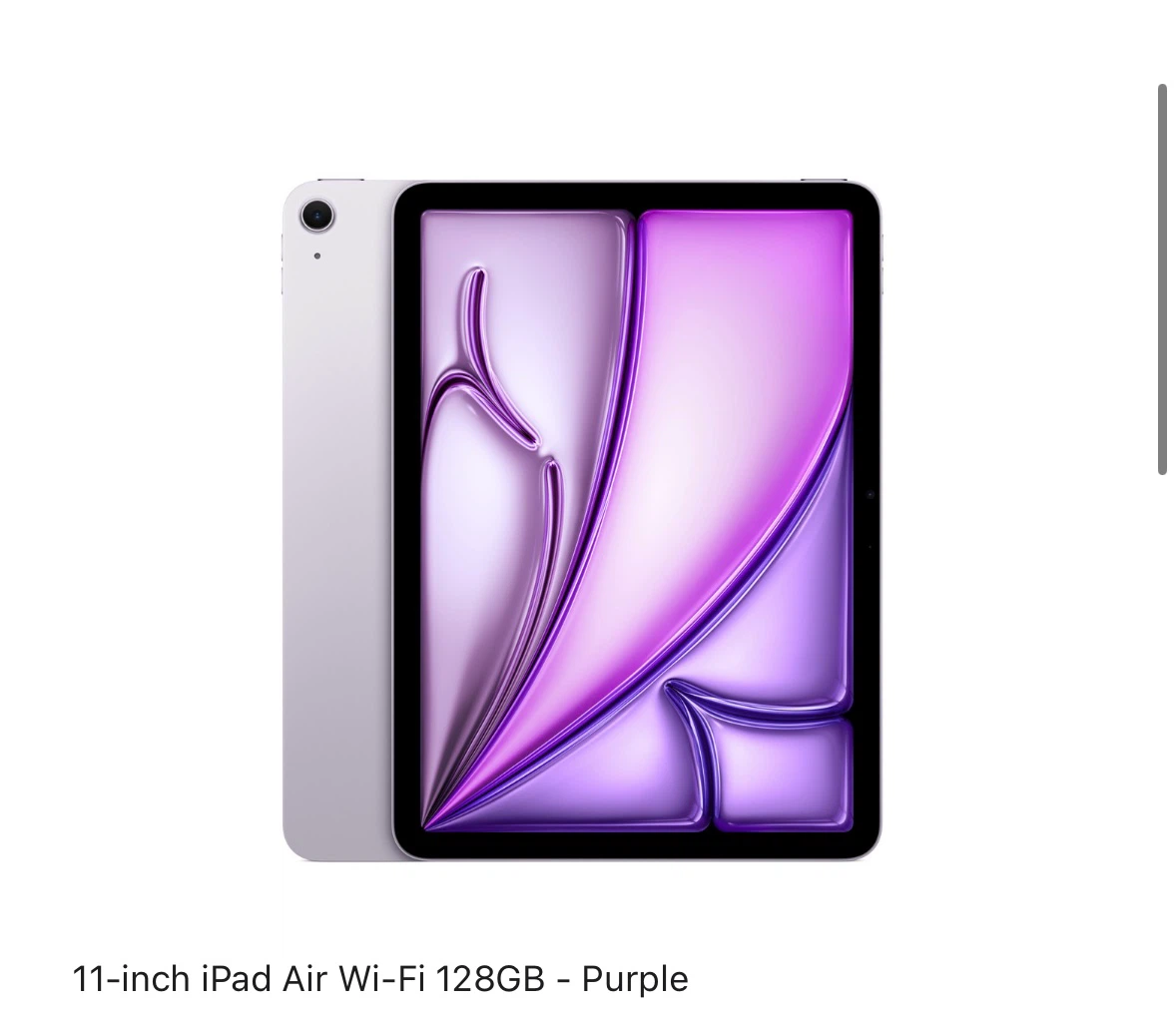 11-inch iPad Air Wi-Fi 128GB - Purple