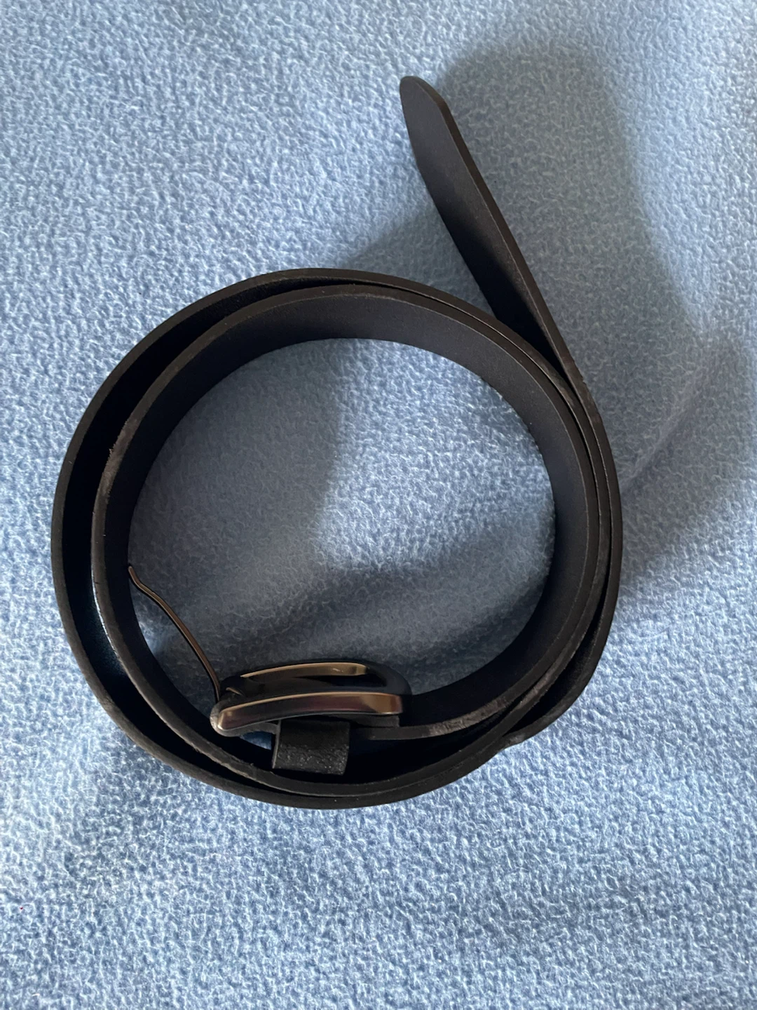 Black Genuine Leather Belt- Size 42-44