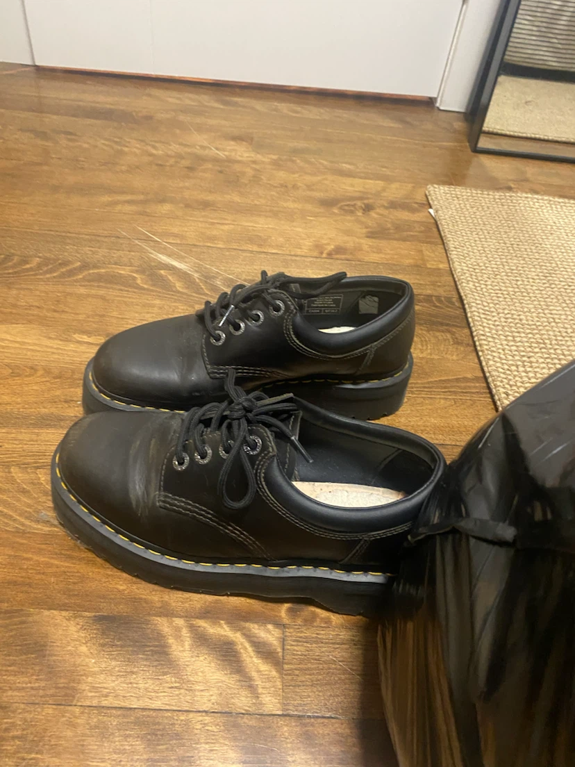 Dr. Martens Black Leather Oxford Shoes