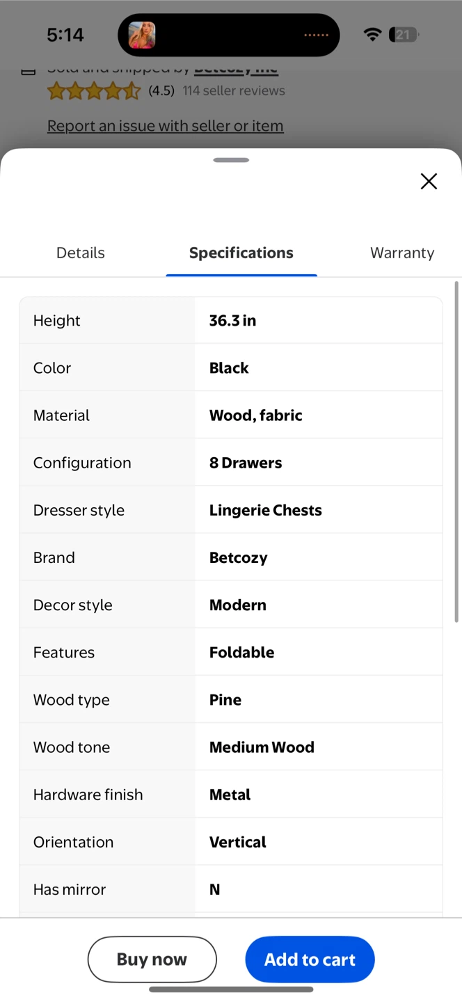 8-Drawer Dresser Chest - photo 4