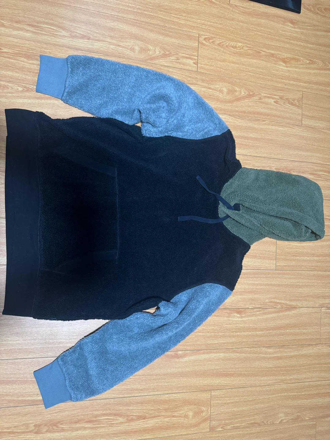 Colour Block Fleece Hoodie