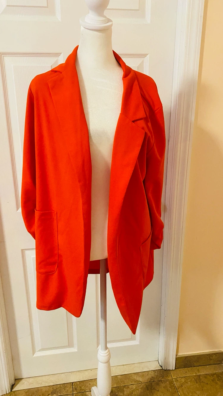 Love 84 open front blazer size large - photo 2