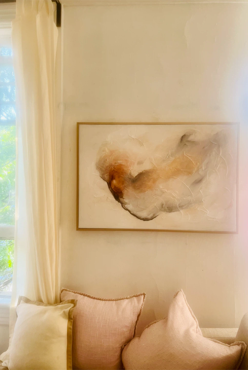 Textured Abstract Wall Art 25x37” - photo 2