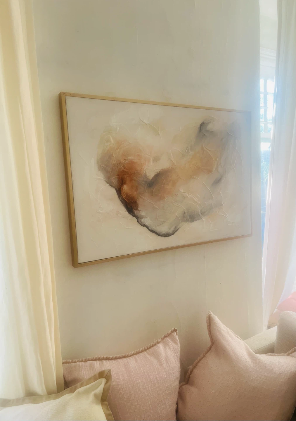 Textured Abstract Wall Art 25x37” - photo 3
