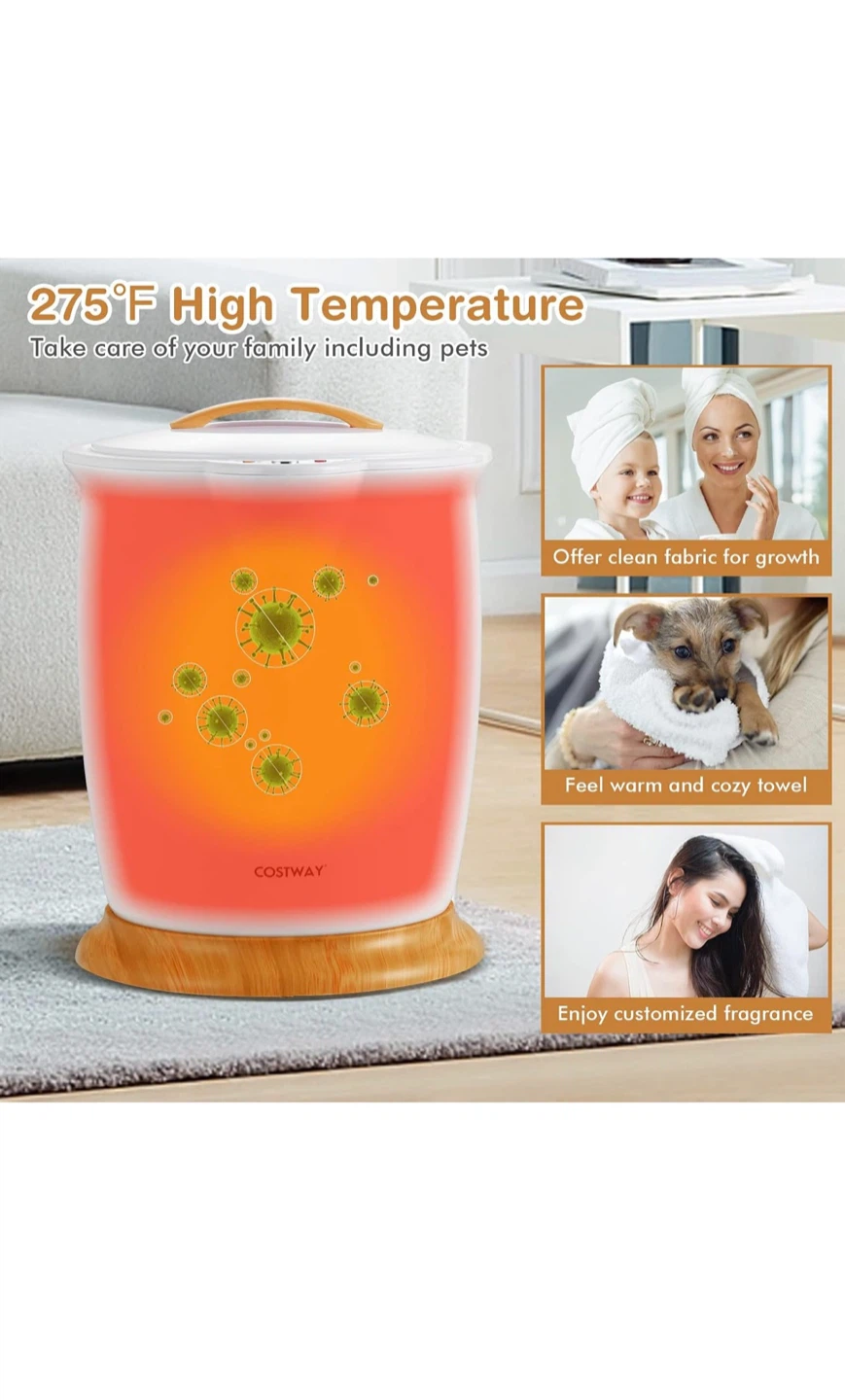 Costway Heated Towel Warmer Cabinet - photo 4