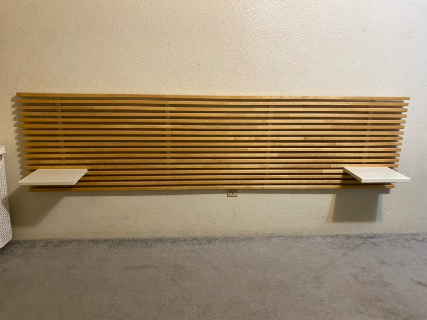 Mandal Headboard with Shelves - photo 2
