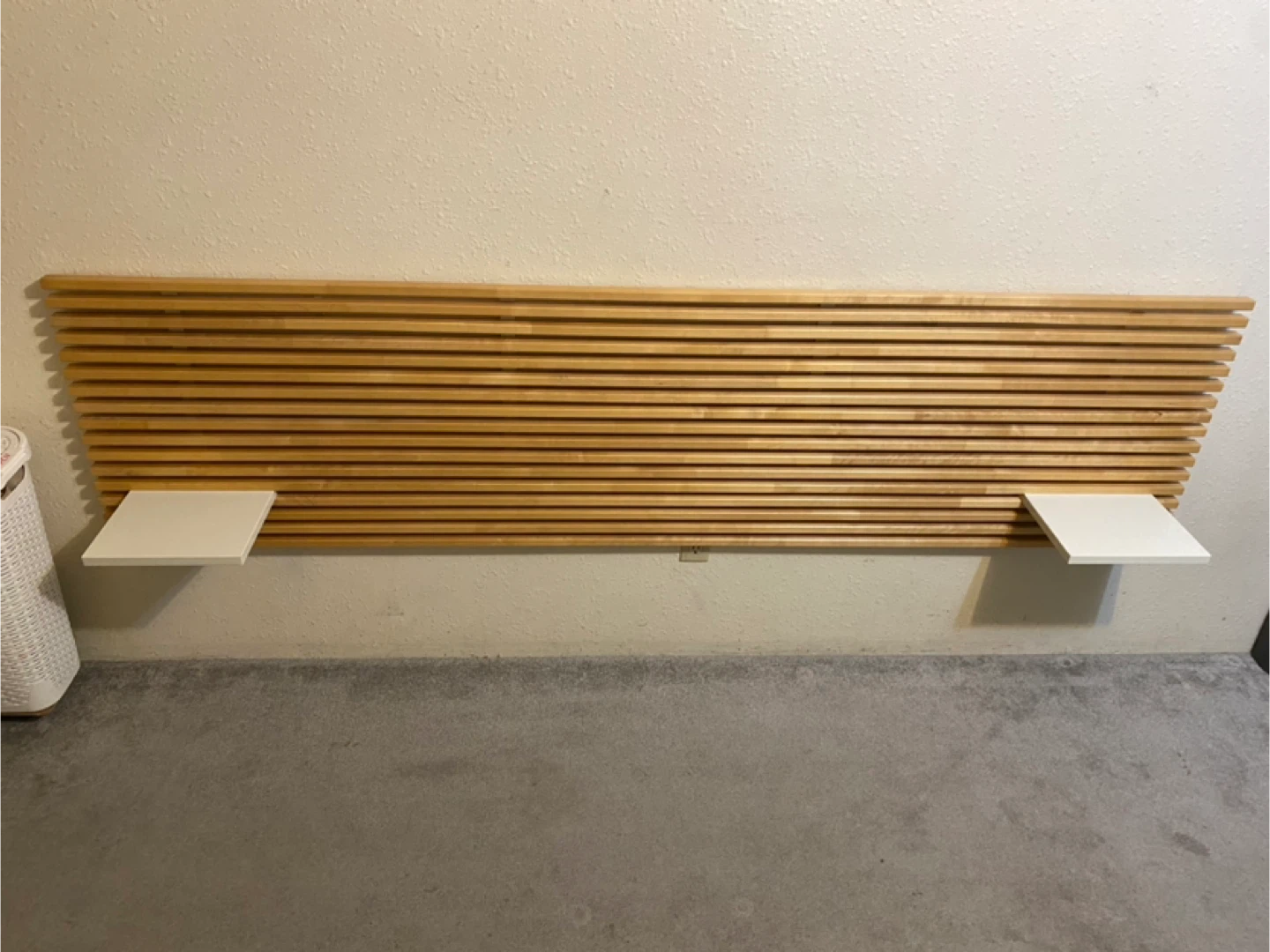 Mandal Headboard with Shelves