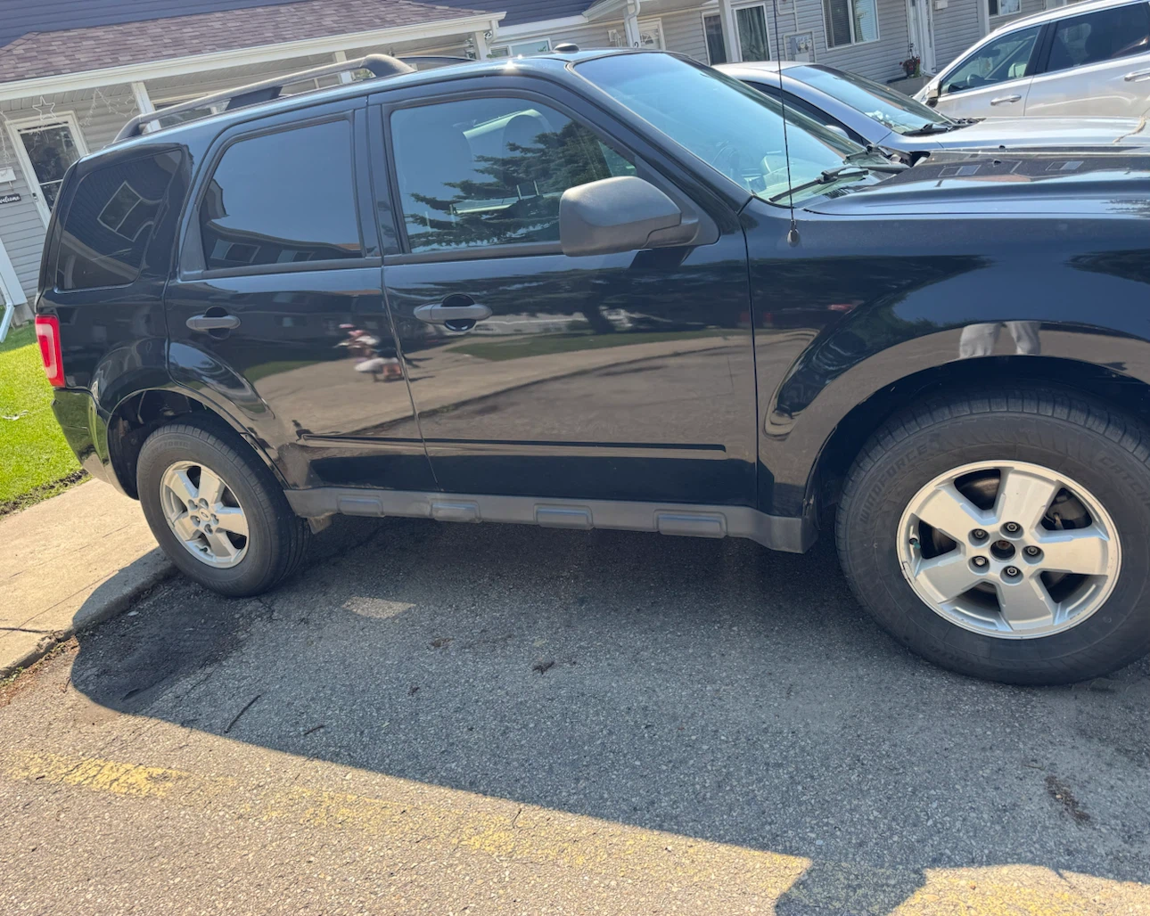 Black Ford Escape SUV
