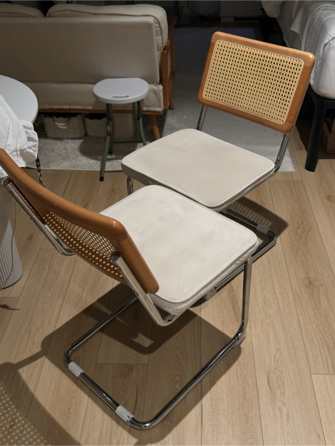 [🔥Urgent Sale] Cane Back Accent Chairs (Set of 2)