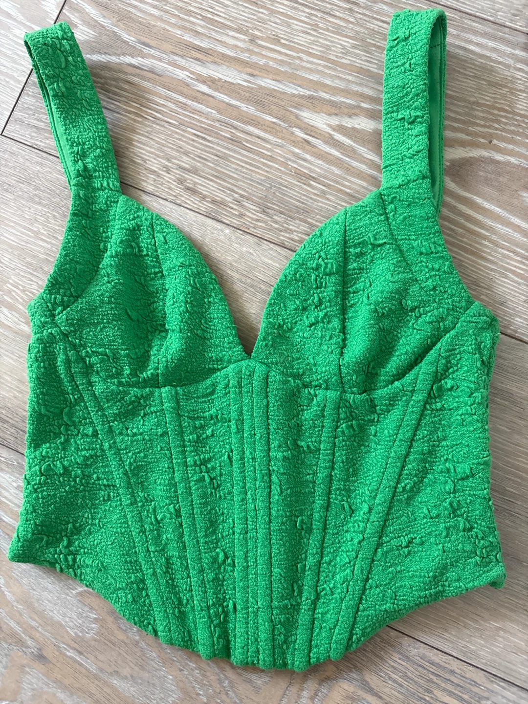 ASTR The Label Green Corset Top - XS