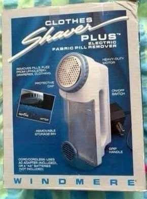 Clothes shaver plus fabric pill remover (Never used) (FREE)