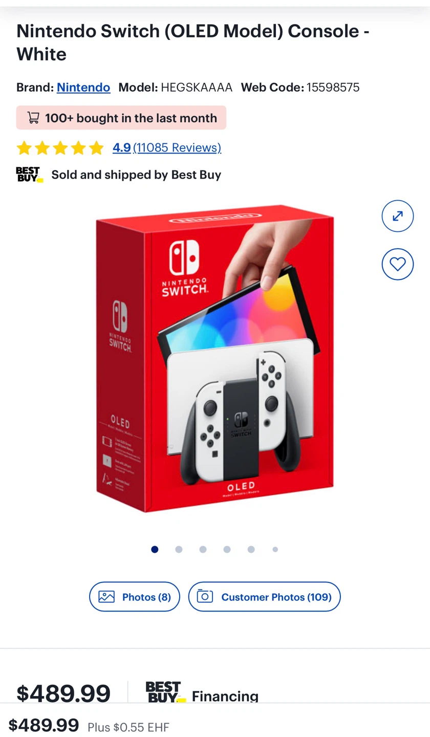 Nintendo Switch OLED - photo 4