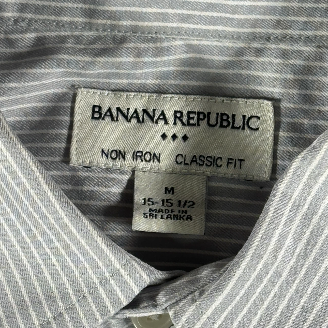 Banana Republic Non Iron Classic Fit Striped Dress Shirt - photo 2