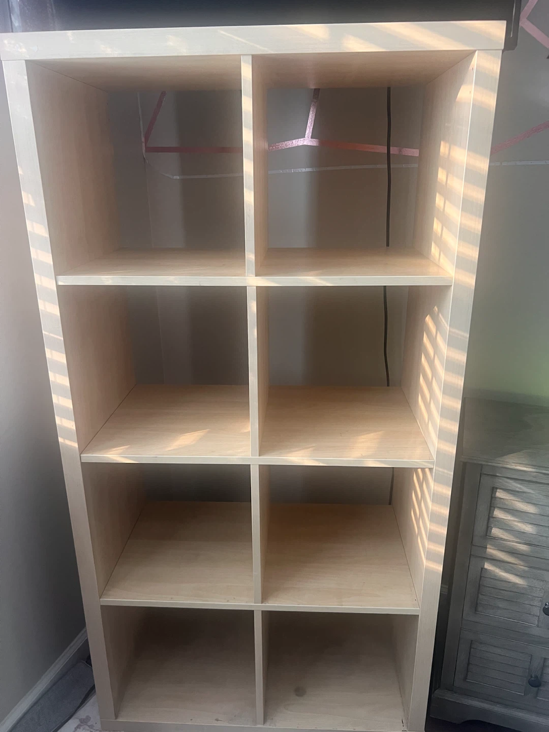 Kallax style cube storage shelf