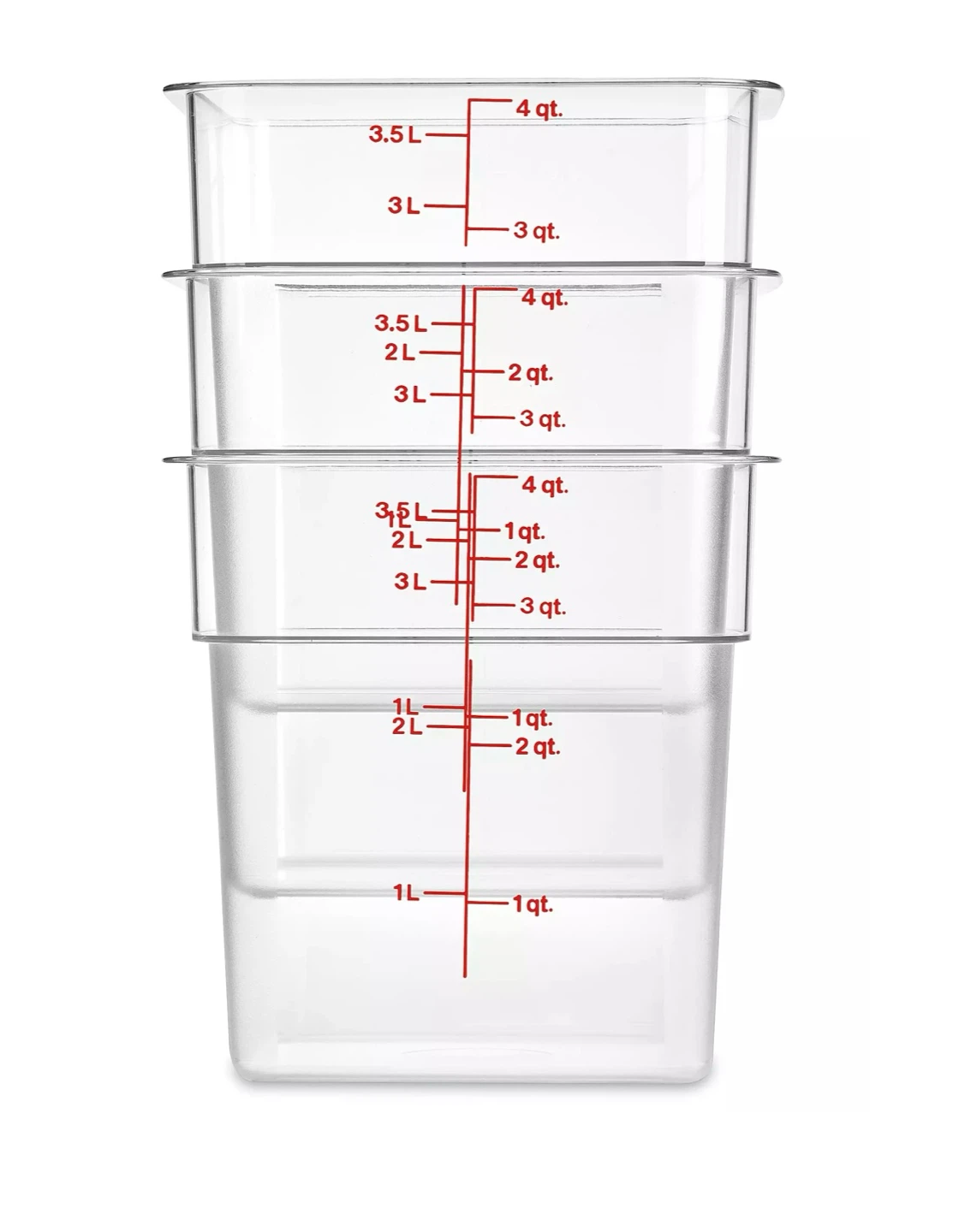 Square Food Storage Container Set