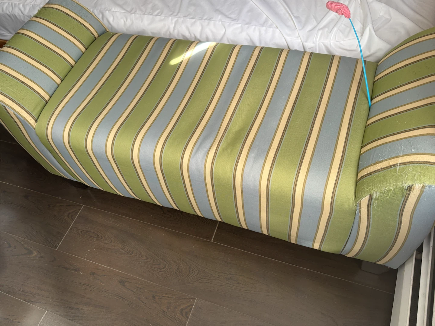 Vintage Striped Bench