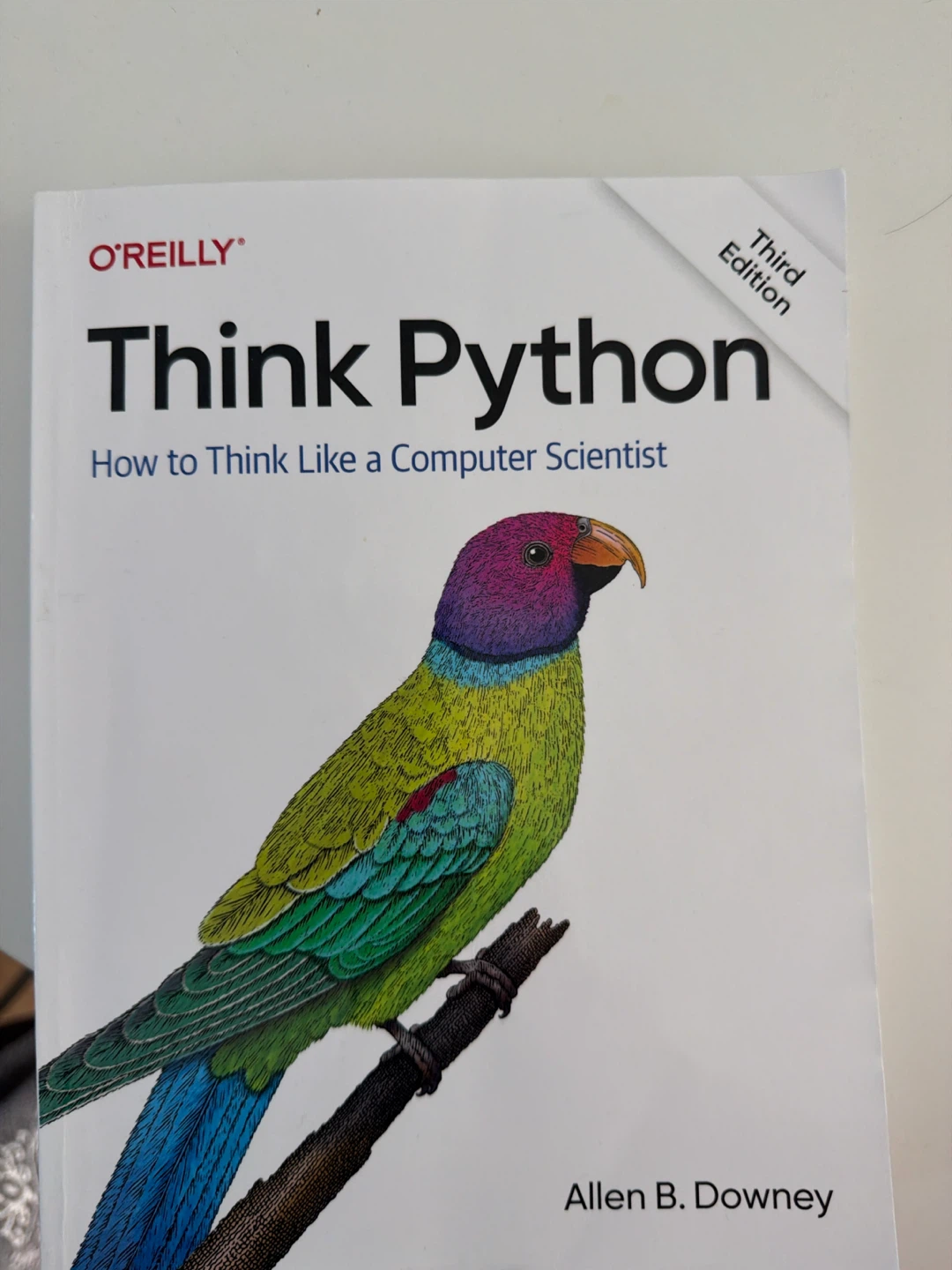 O'Reilly Think Python Third Edition Book