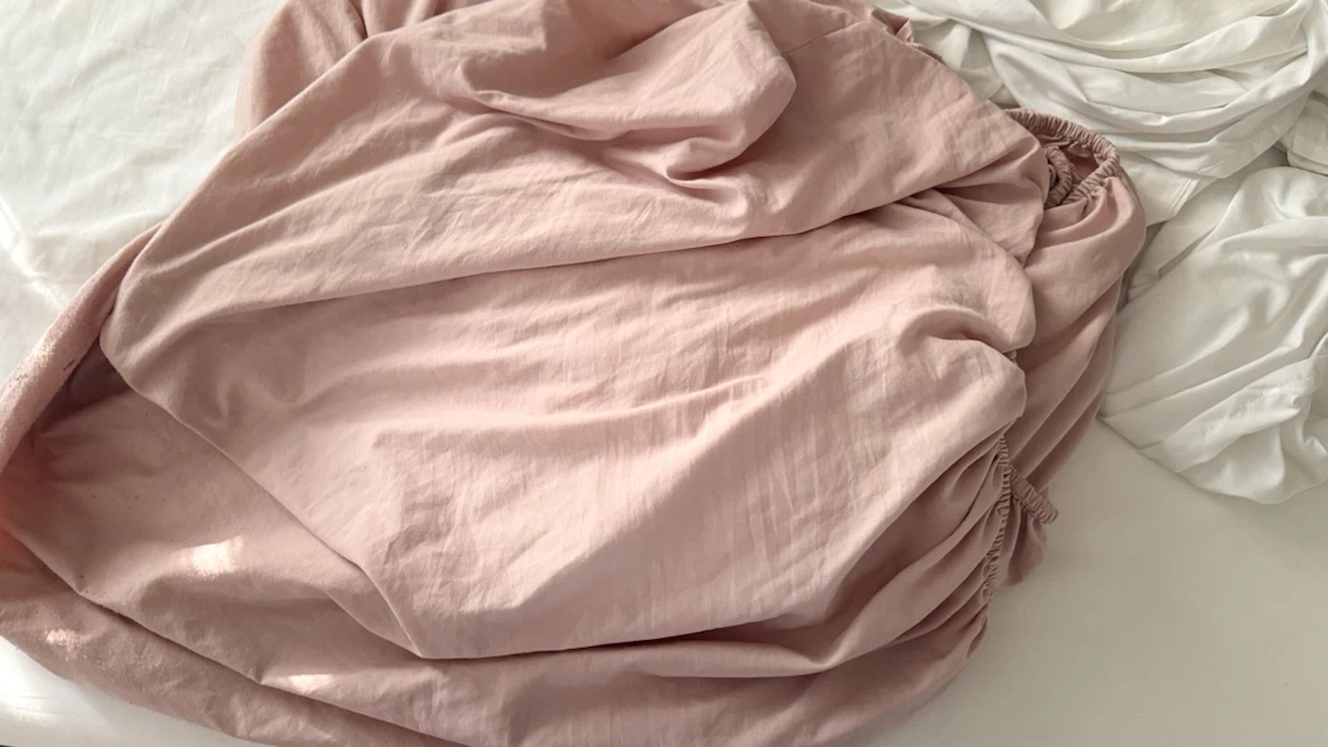 Pink Fitted Sheet