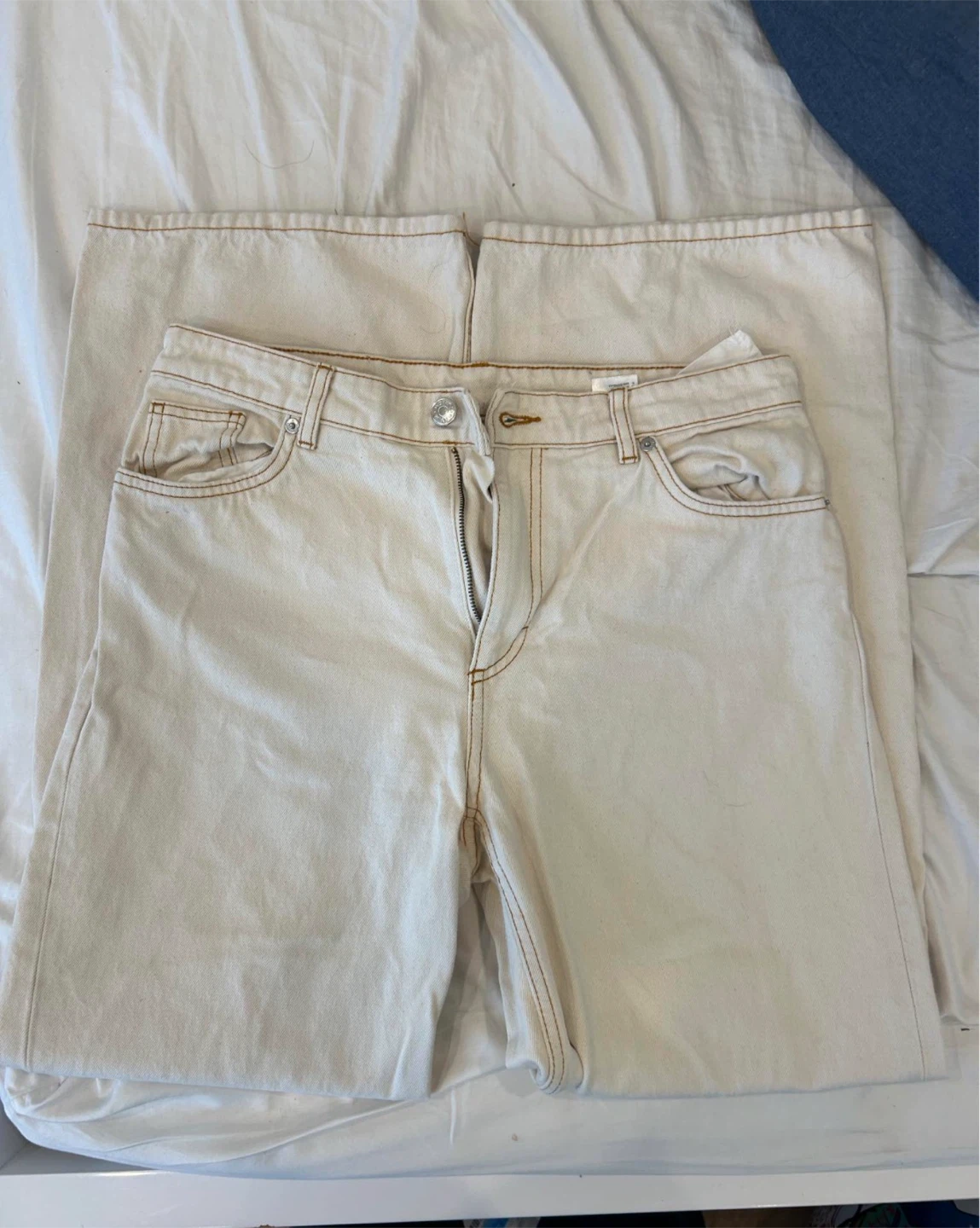 White Denim Jeans Size - photo 2