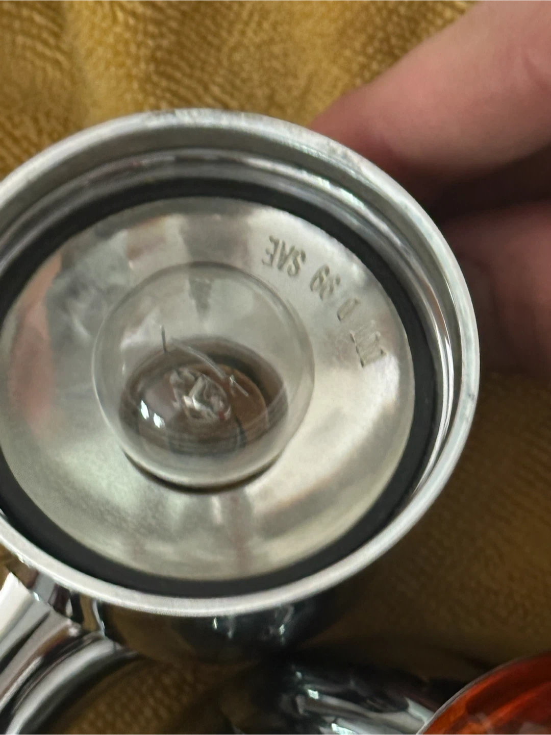 OEM Harley Davidson Chrome Bullet Turn Signals - photo 3