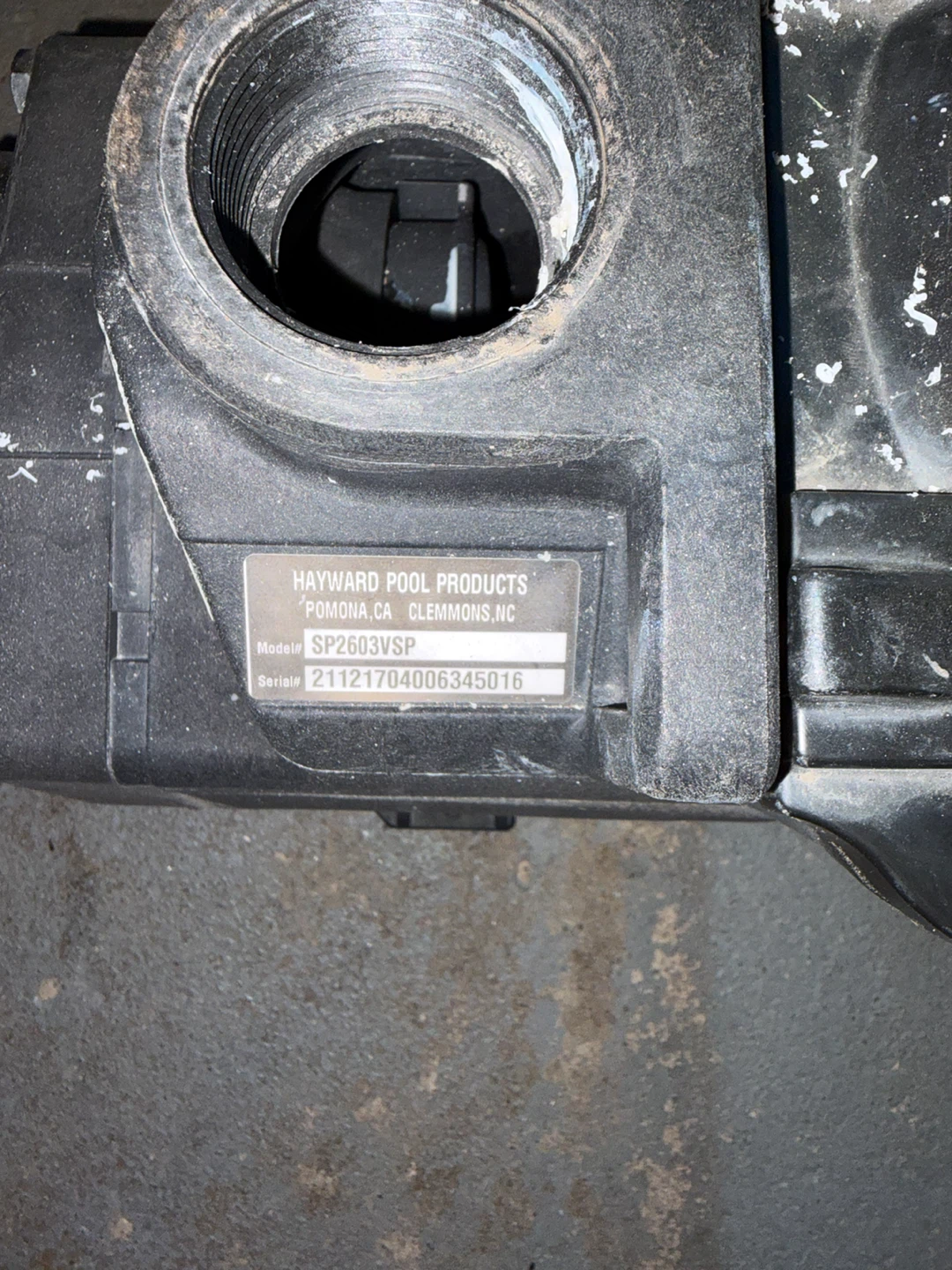 Hayward SP2603VSP Pool Pump - photo 4