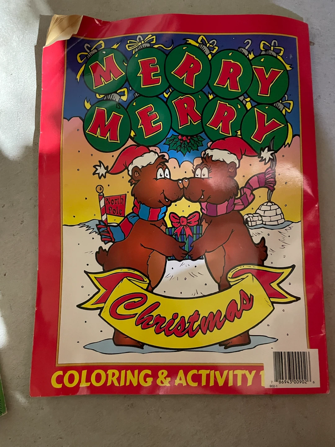 Merry Christmas Coloring & Activity Book 1998 - photo 2